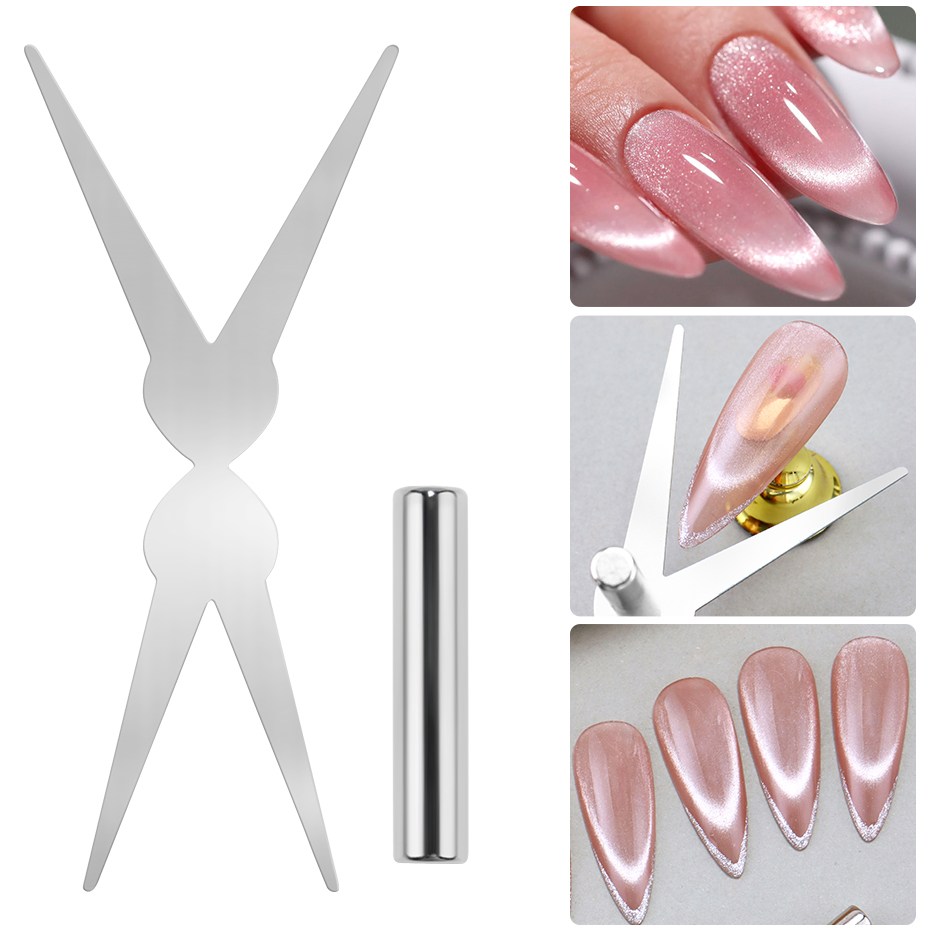 Nail Art Full Cat Eye - 2 stücke Cat Eye Magnet Set