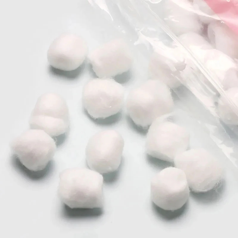 Nail Art Remover - 100PCS Nail art Baumwolle Kugeln Nagellack