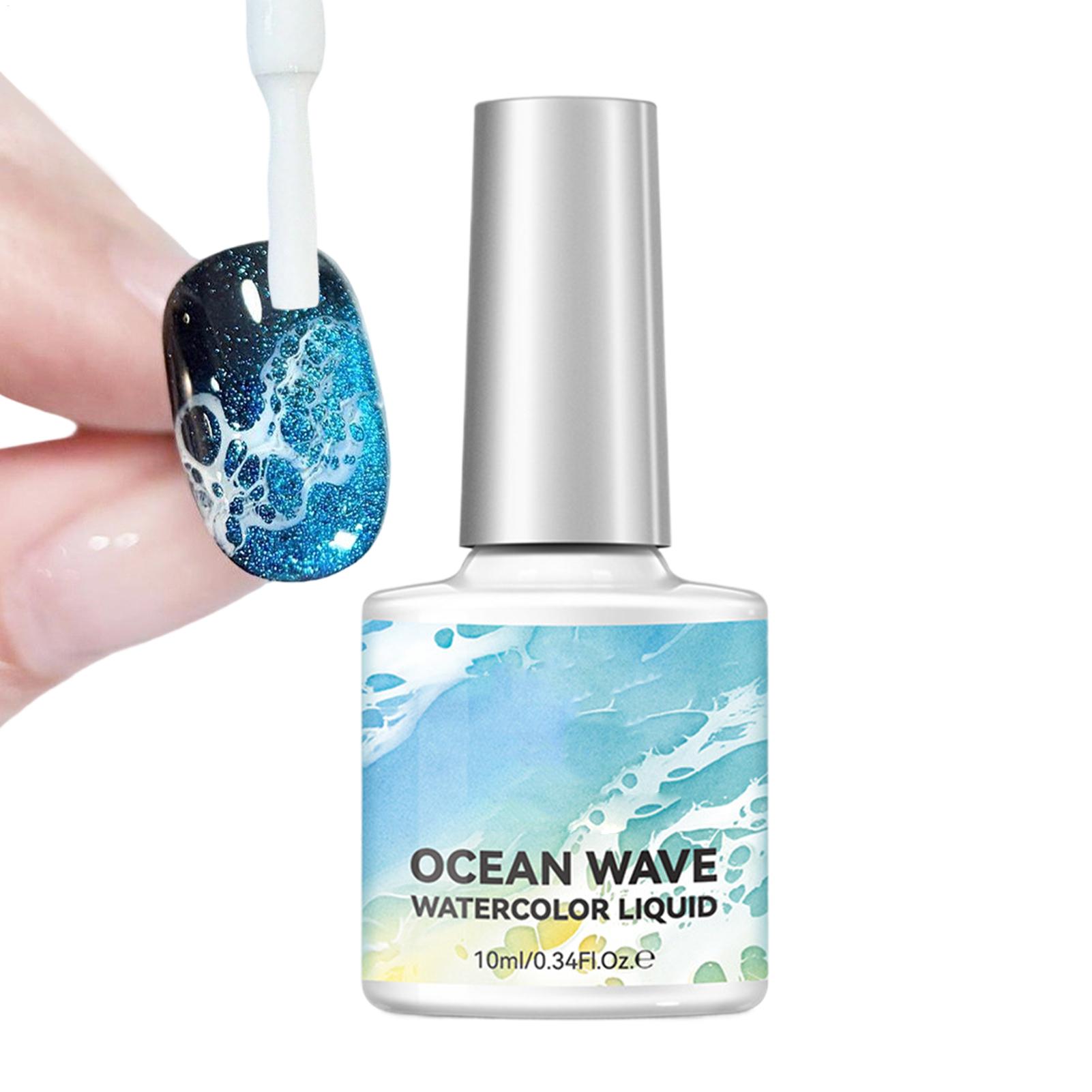 Nail Art One Stroke - 10ml Bubble Ocean Wave Weißes Gel