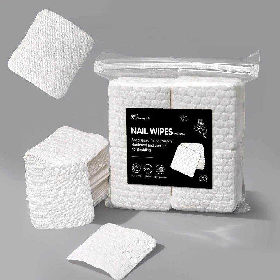 Nail Art Remover - 200 Stück fusselfreie Nagelreinigungstücher, langlebige Nagelreinigungspads,