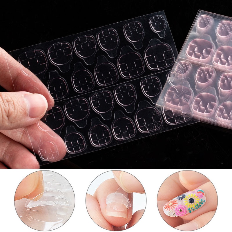 Nail Art Jelly - Doppelseitige Nagelkleber-Aufkleber, Gelee-Gel-Kleber, falsche Nägel, Nägel,