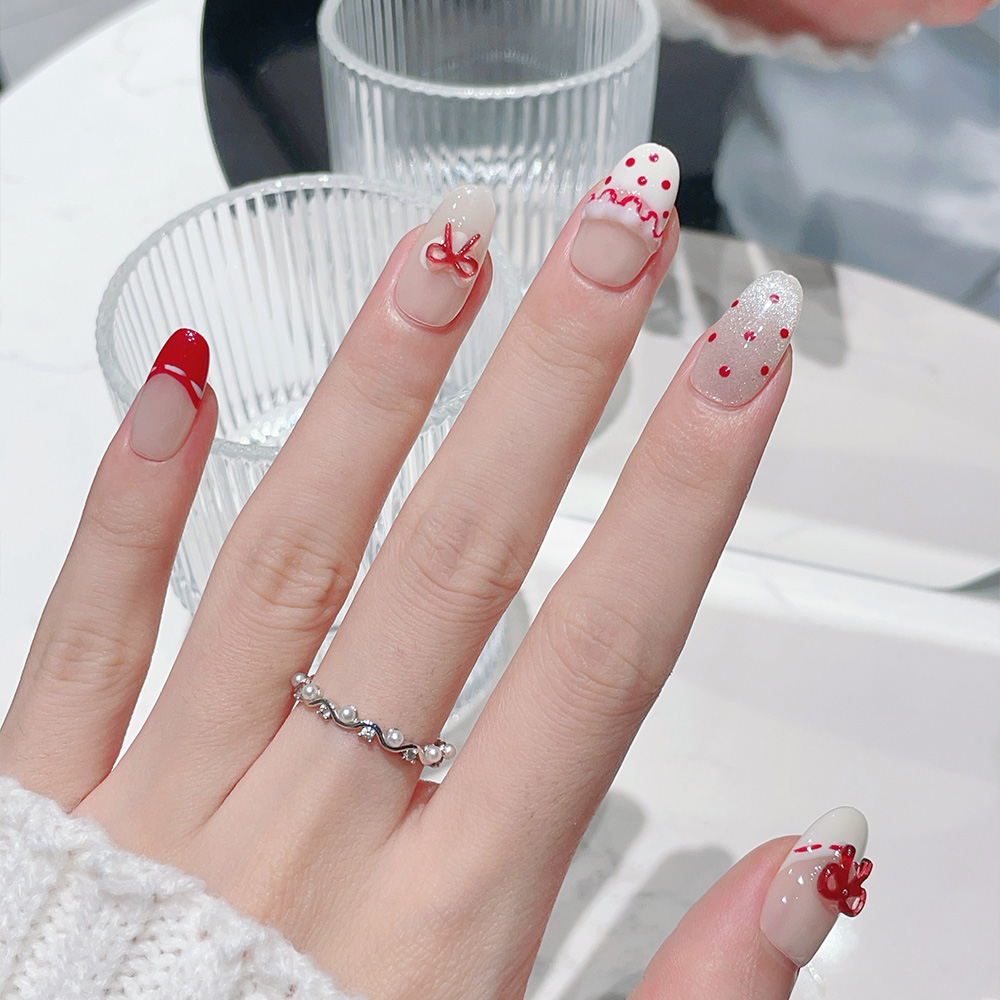 10 Stück kurze ovale handgemac – Nail Art Xs Bewertung und Preis