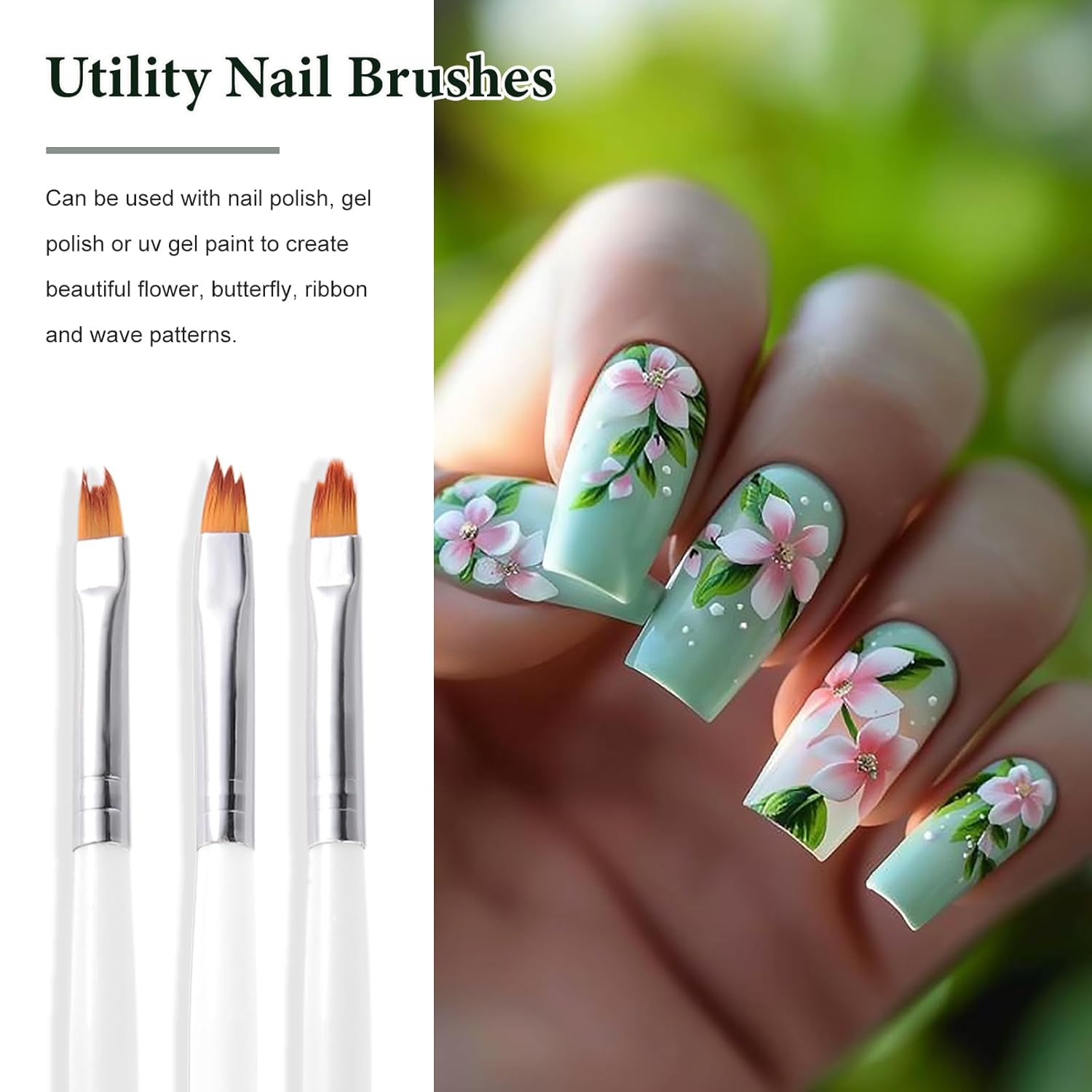 8-teiliges Nail-Art-Pinsel-Set – Nail Art One Stroke Bewertung und Preis
