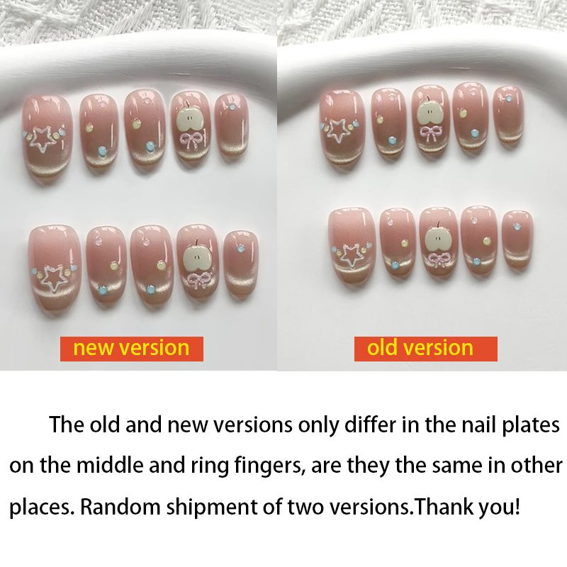 10 Stück Apple Stars Neuer Sti – Nail Art Xs Bewertung und Preis