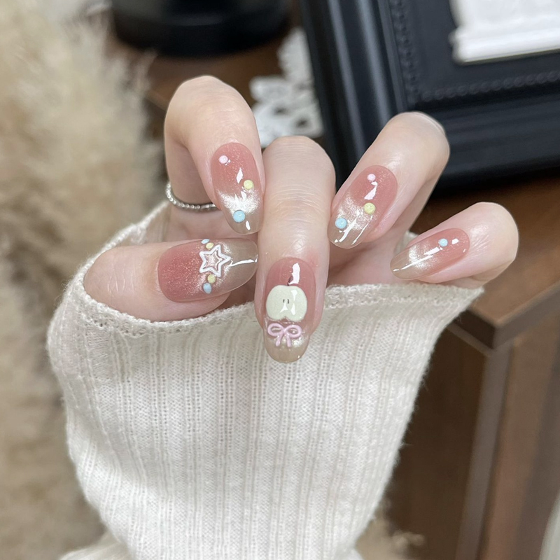 10 Stück Apple Stars Neuer Sti – Nail Art Xs Bewertung und Preis