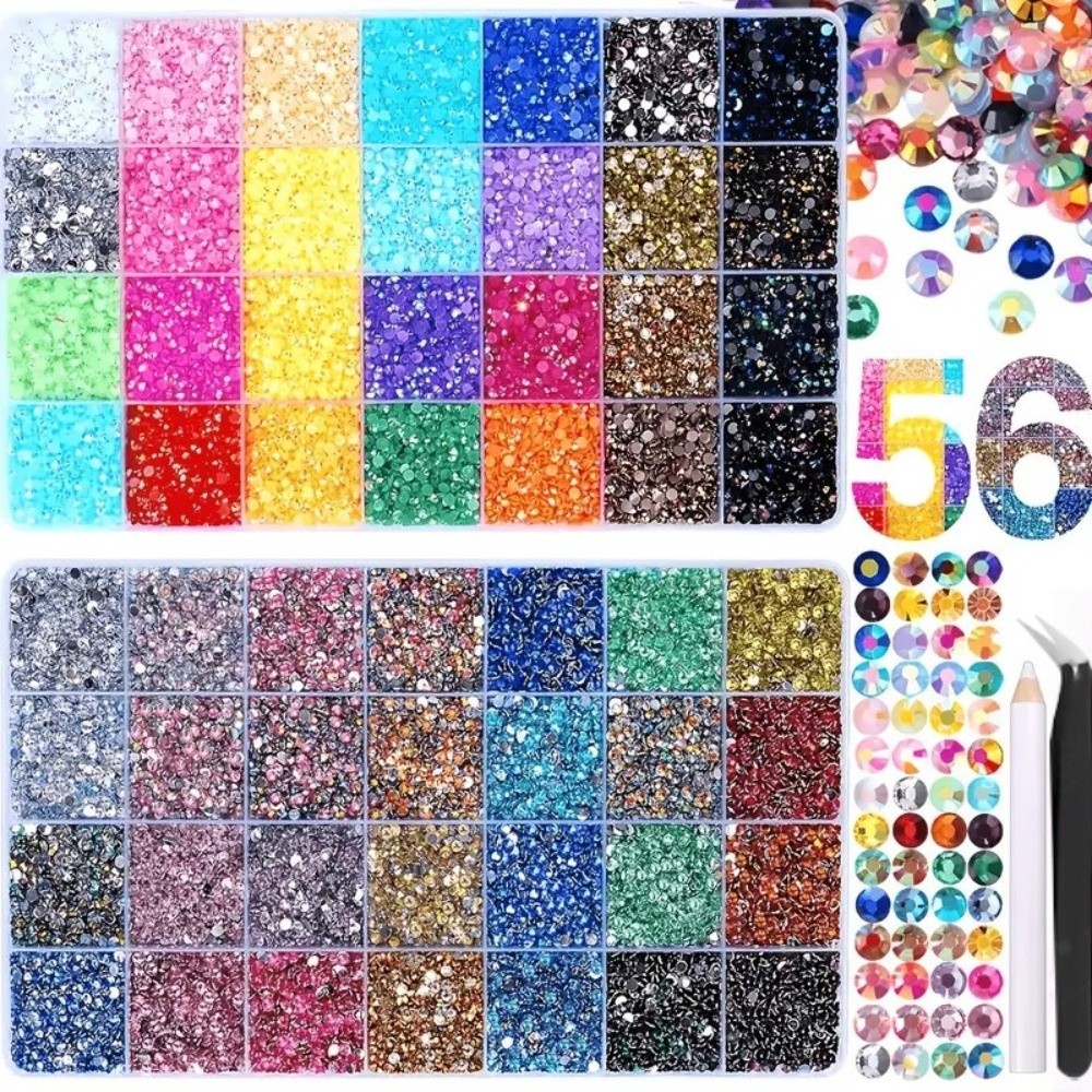 Mehrfarbiges Harz-Strass-Set i – Nail Art Jelly Bewertung und Preis