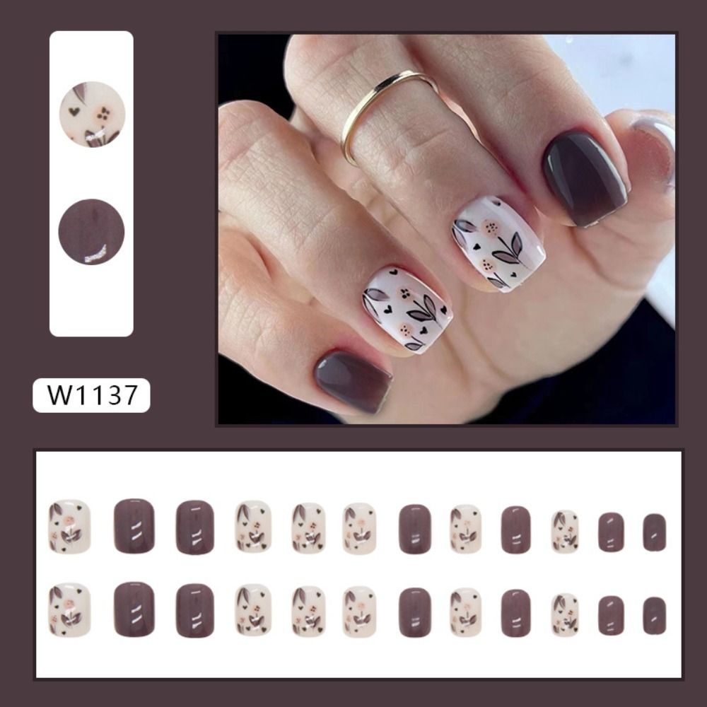 Neue kurze runde künstliche Nä – Nail Art Zebra Bewertung und Preis