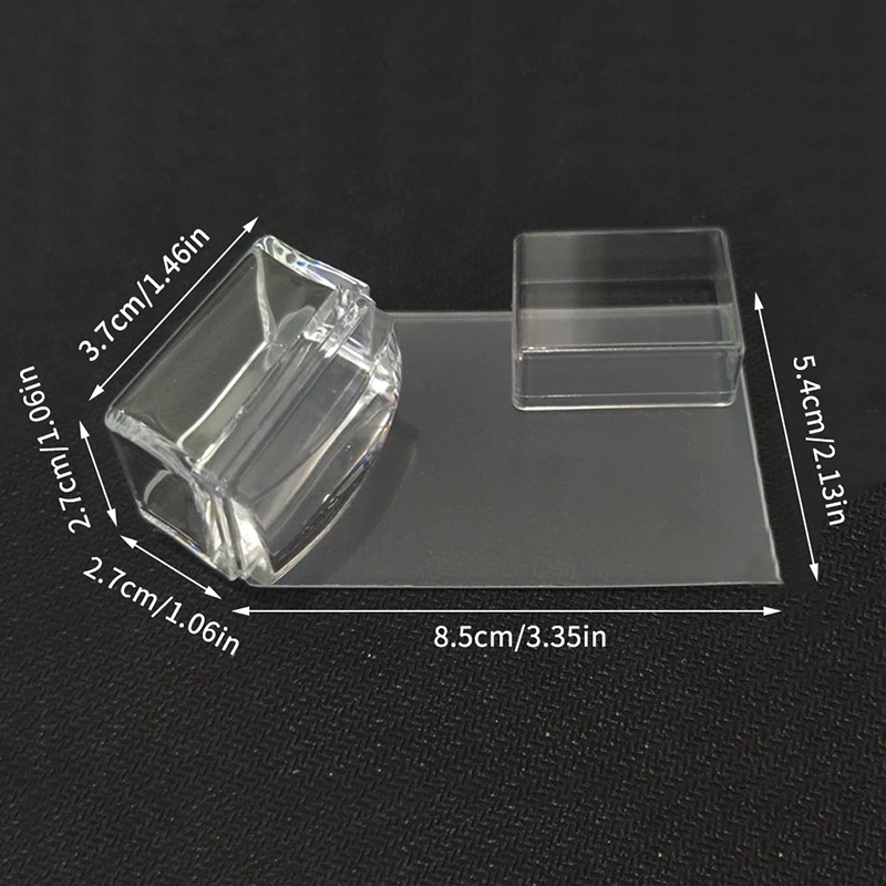 ⭐   Transparenter Rechteckiger – Nail Art Jelly Bewertung und Preis