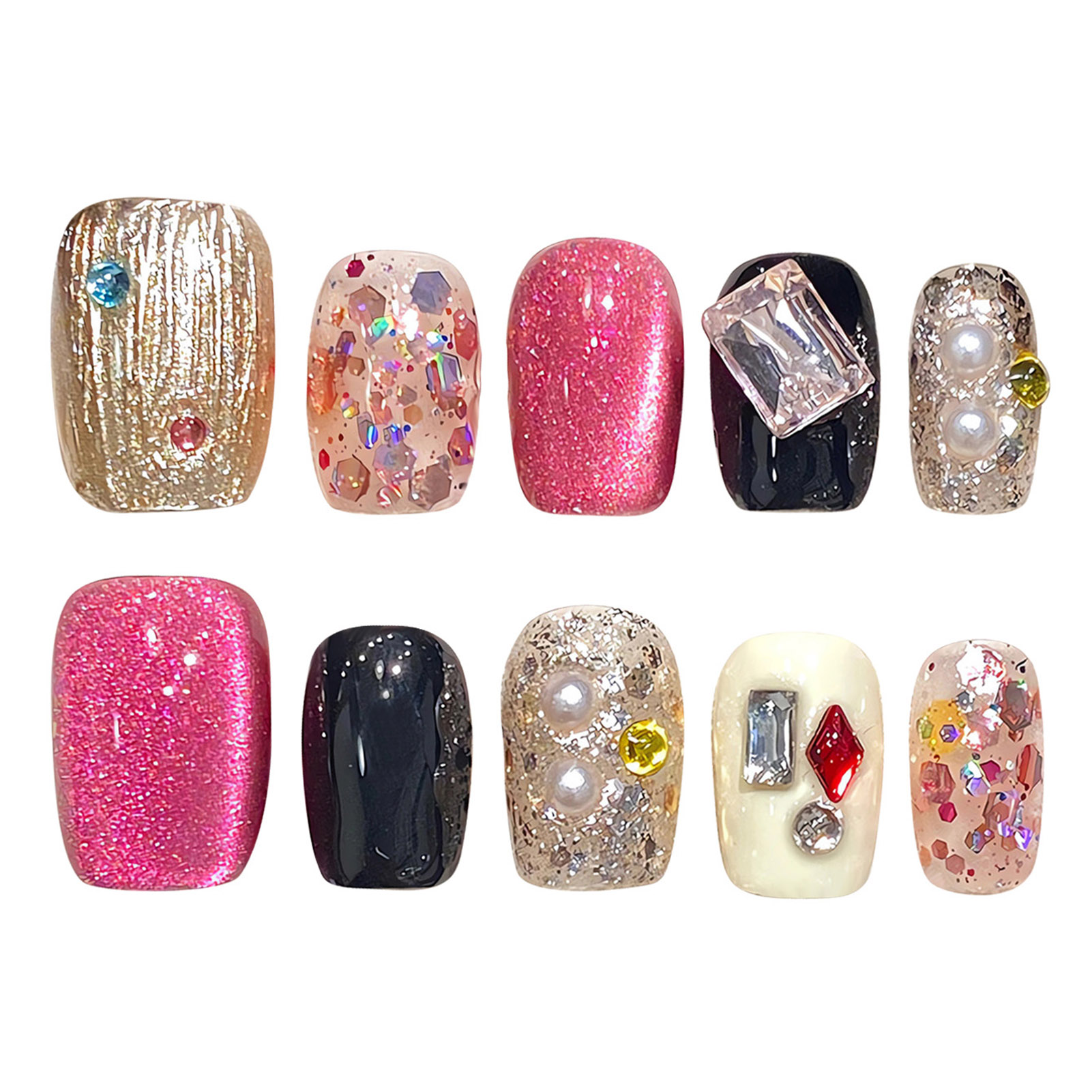 Handgemachte Presse auf Nägeln – Nail Art Cat Eye Bewertung und Preis
