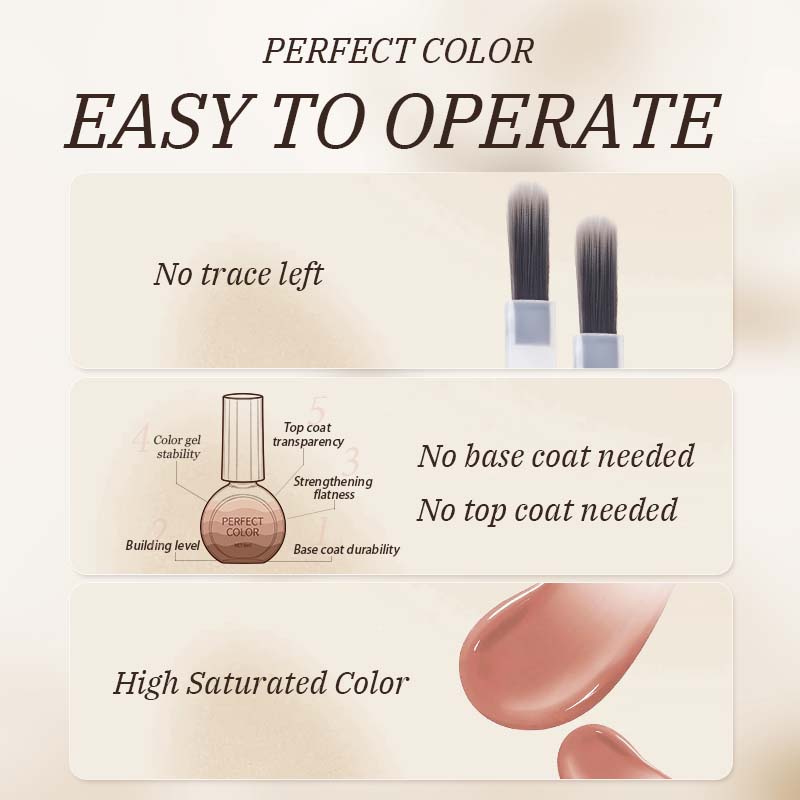 PERFEKTE FARBE Ein-Schritt-Gel – Nail Art One Stroke Bewertung und Preis
