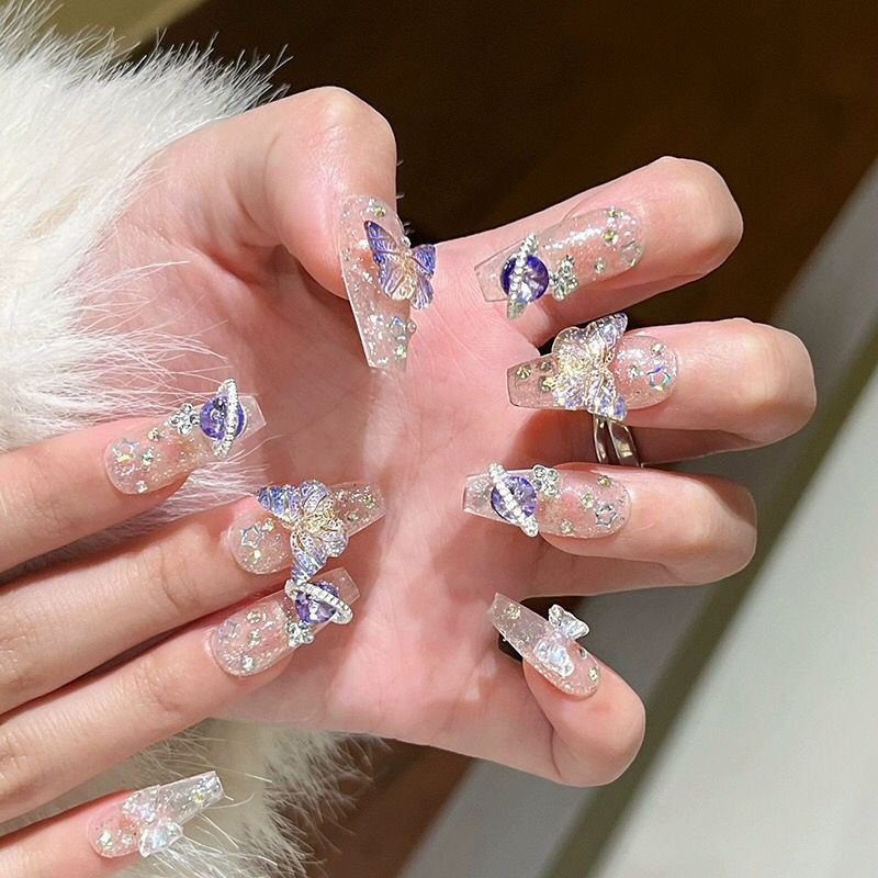 10 Stück handgefertigte Nägel  – Nail Art Xs Bewertung und Preis
