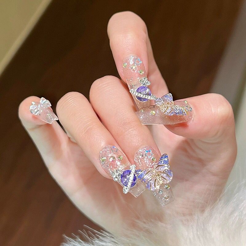 10 Stück handgefertigte Nägel  – Nail Art Xs Bewertung und Preis