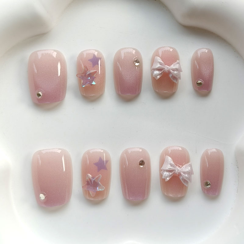 10 Stück Modische Süße Rosa-Li – Nail Art Xs Bewertung und Preis
