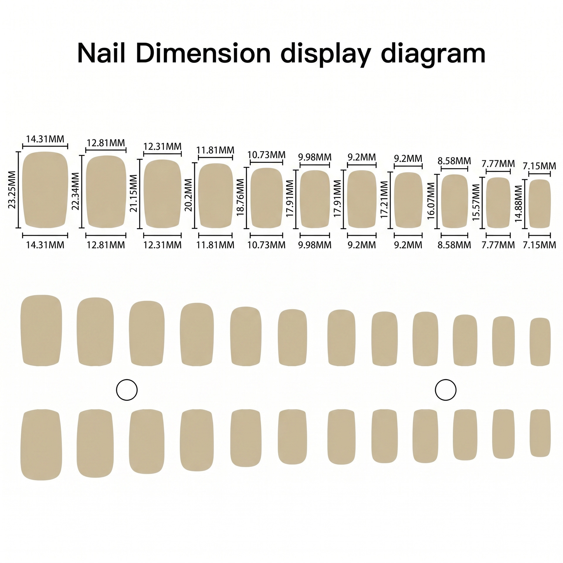 96 Stück/Set künstliche Nägel, – Nail Art Cat Eye Bewertung und Preis