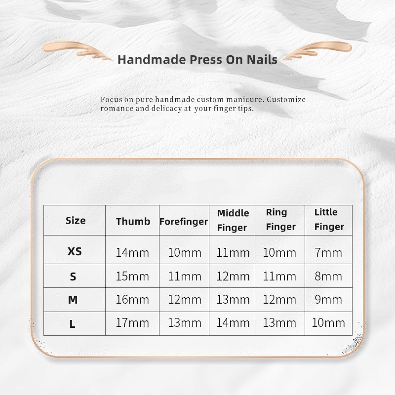 10 Stück handgefertigte kurze  – Nail Art Xs Bewertung und Preis