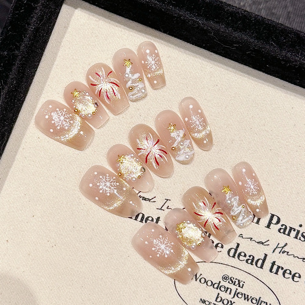 Handgefertigte nackte Nägel zu – Nail Art Full Cat Eye Bewertung und Preis